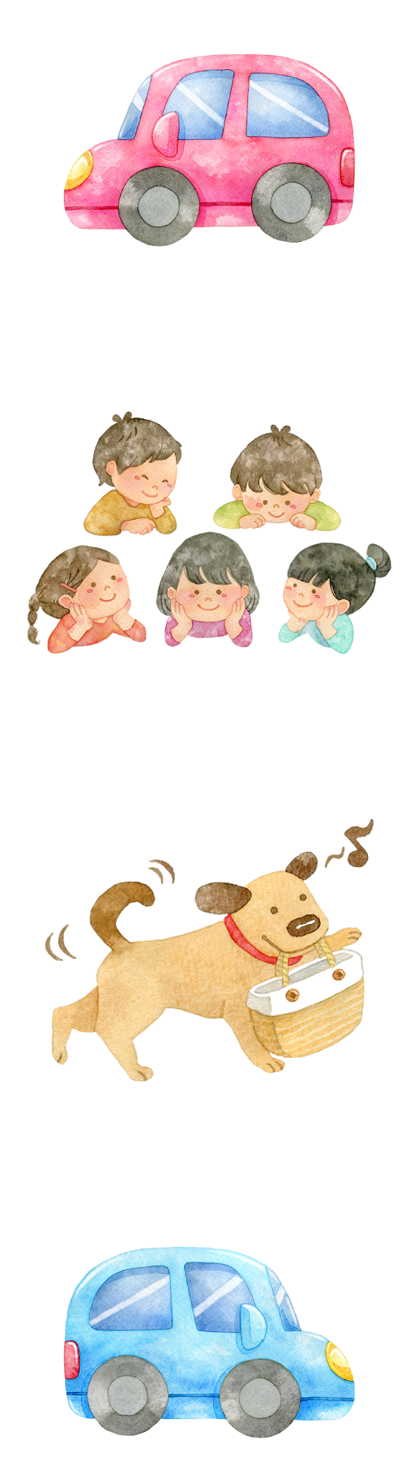 1日の流れイラスト