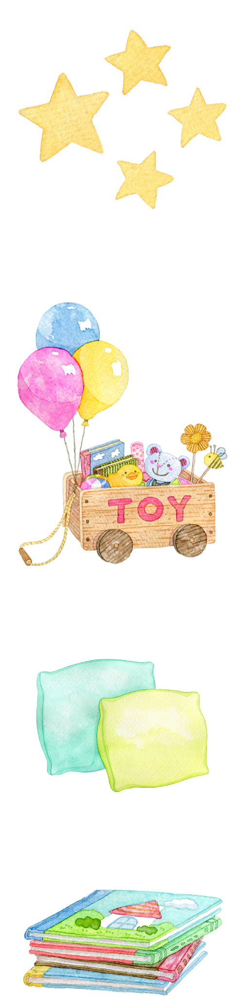 1日の流れイラスト