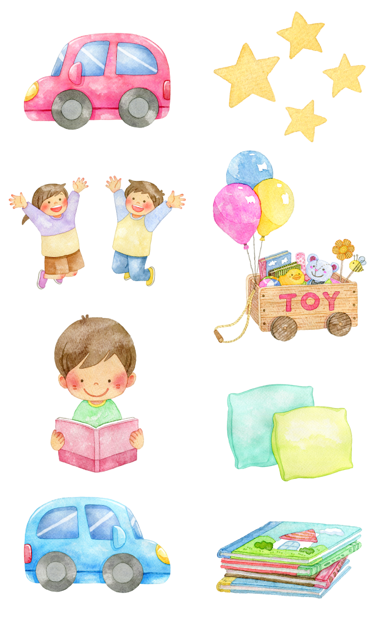 1日の流れイラスト